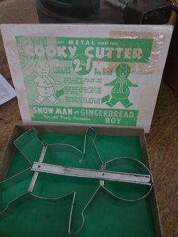Snow Man Or Gingerbread Cutter 