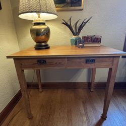 Antique Pine Desk or Console 