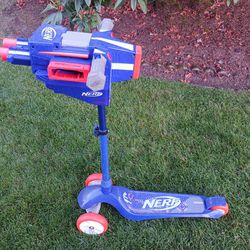 Nerf Blaster Scooter, Dual Trigger Rapid Fire Action, No Clips Or Darts