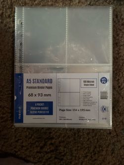 Meowcafe A5 Standard Premium Binder Pages 25-Pack