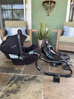 Nuna Pipa Rx Car Seat / Base And Adapter For Stroller