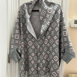 Knitted Shawl Poncho