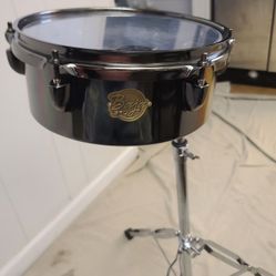 Bateria 10" BAJA Mini Timbale Like Brand New on a Brand New Heavy-Duty Double Braced Leg Cymbal Stand Brand New $95.00 O.B.O.