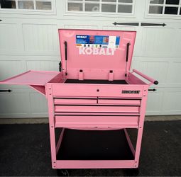 Kobalt Pink 5-Drawer Rolling Tool Cart