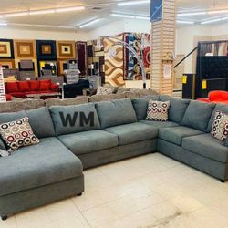 Jayceon Steel RAF Sectional / couch /Living room set