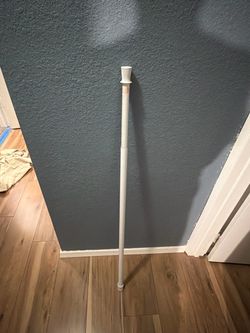White Tension Rod FREE with any purchase on my profile for any amount