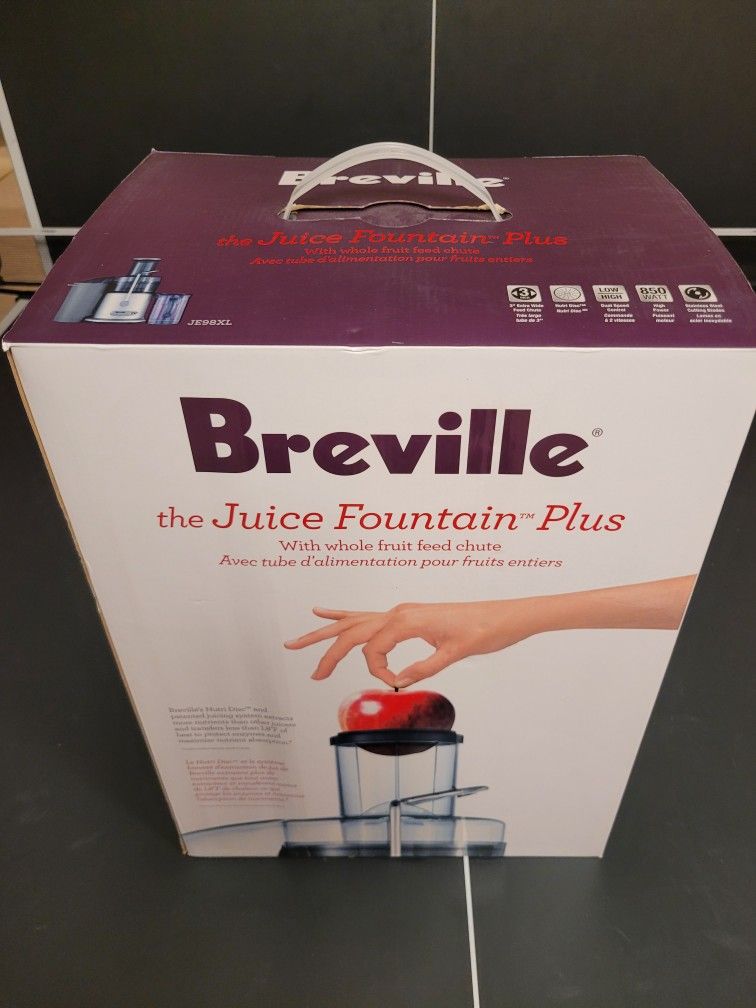 Breville Juice Fountain Plus Juicer, JE98XL