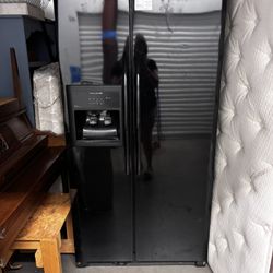 Black Kitchenaide Fridge