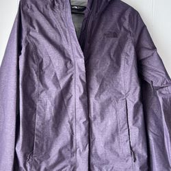 The North Face Jacket Womens Small Dryvent Rain Coat Full Zip Hooded