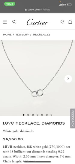 Cartier Love Necklace