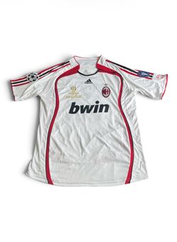 AC Milan Kaka 2007 UCL Final Retro Soccer Jersey Men's XL White