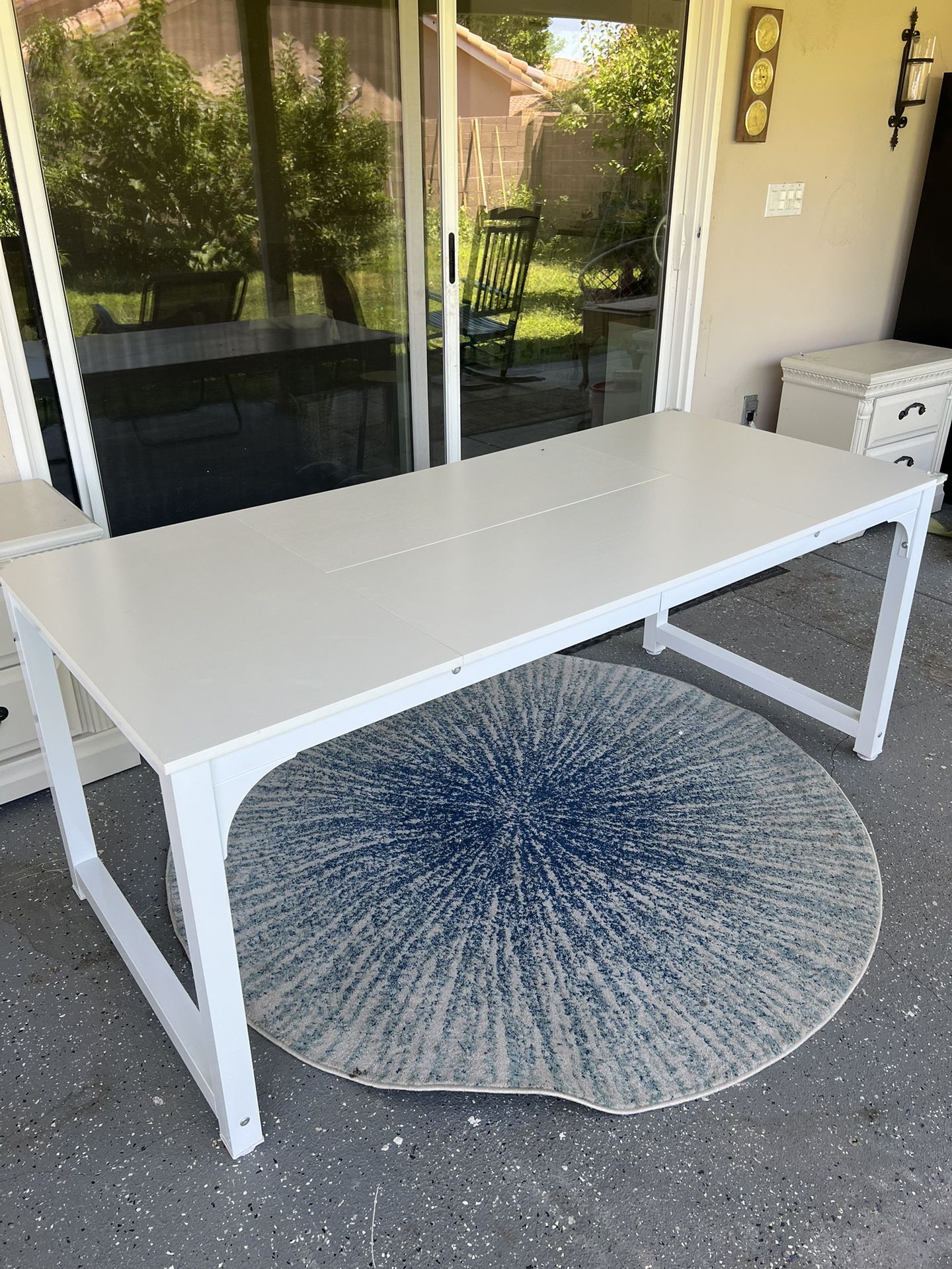 Like New White Dining Table Or Can Be A Desk