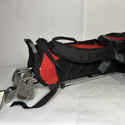 Golf Clubs And Bag (Left Handed)