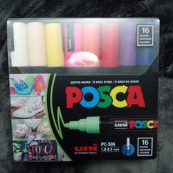 New Posca 16 Pack Paint Markers