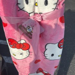 Hello kitty blanket 