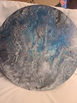 Abstract Circular Painting