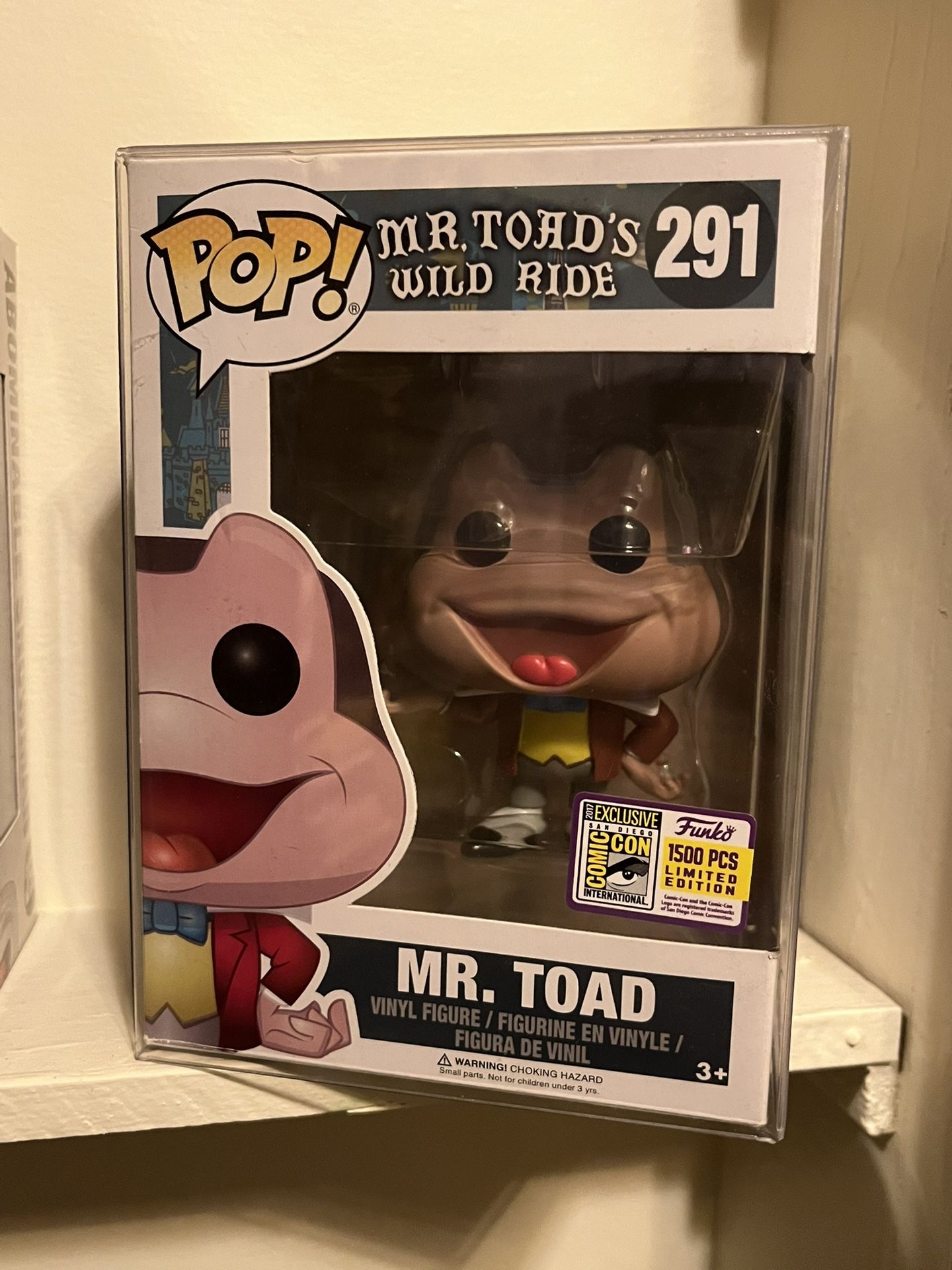 Mr.Toad Disney Parks SDCC Funko Pop (DAMAGED)
