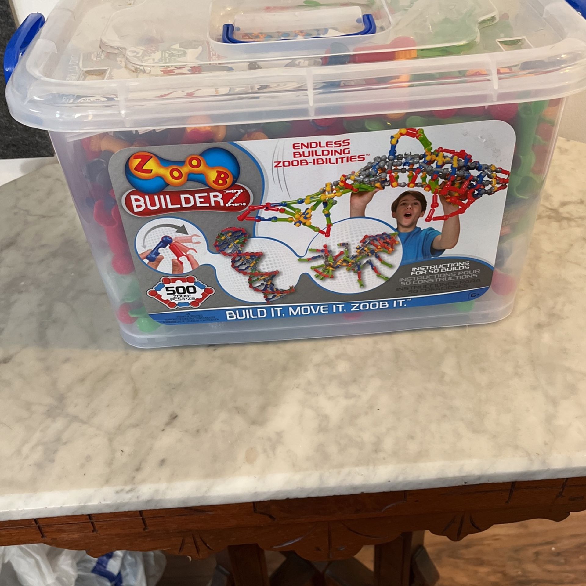 ZOOB BUILDERZ 500 PIECE SET Like New