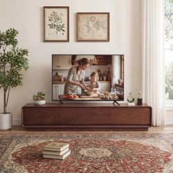 Walnut TV Console