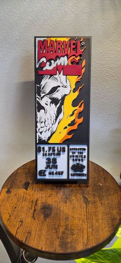 Ghost Rider 3D printed Comic Corner Box
