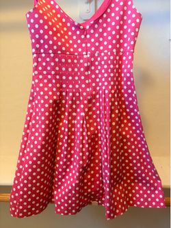 Pink Polka Dot Dress Size 6