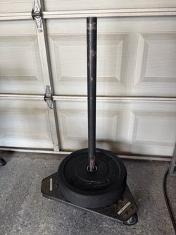 Rolling weight rack