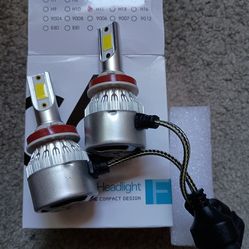 Brand new H11 LED headlights bulbs
