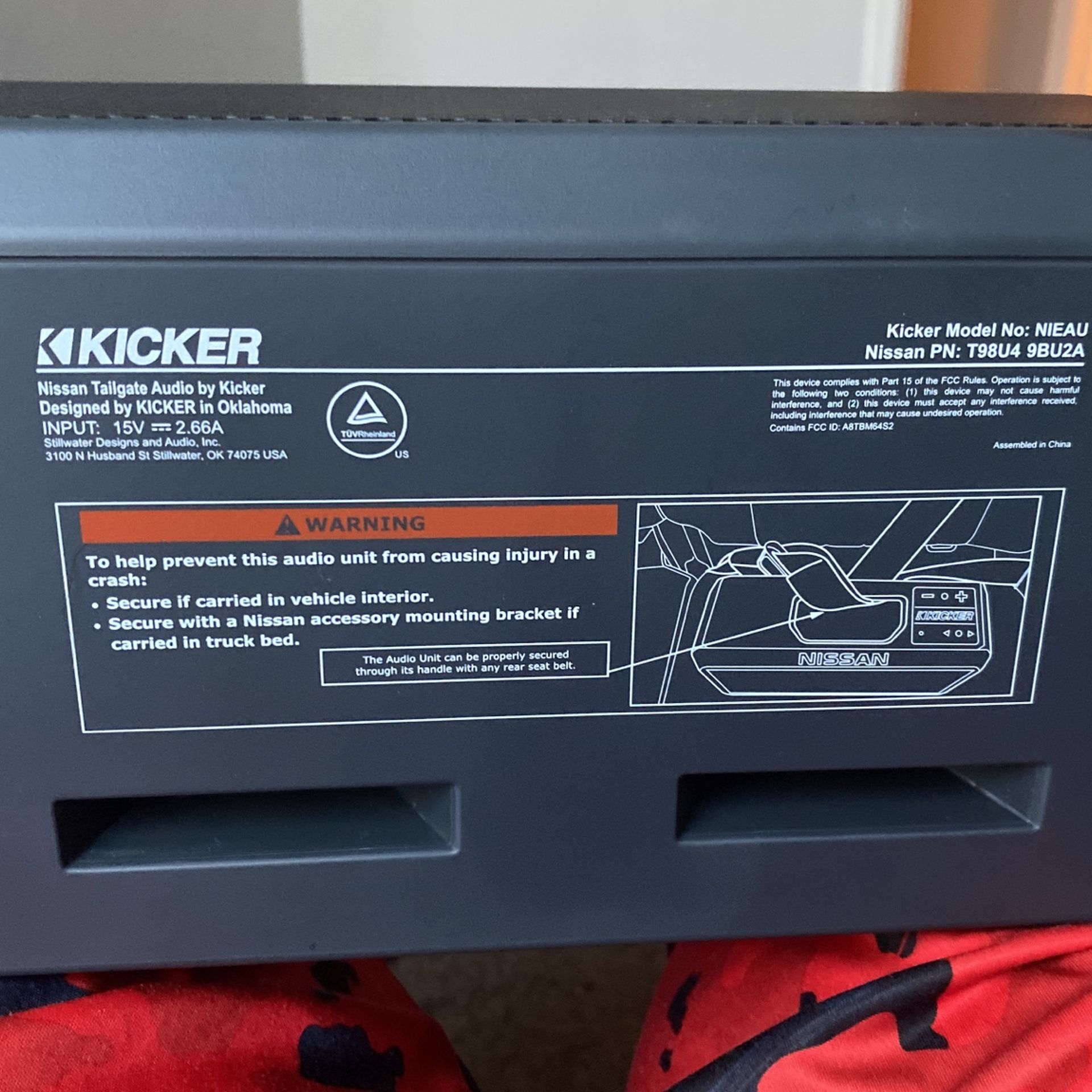 Kicker Bluetooth Speaker