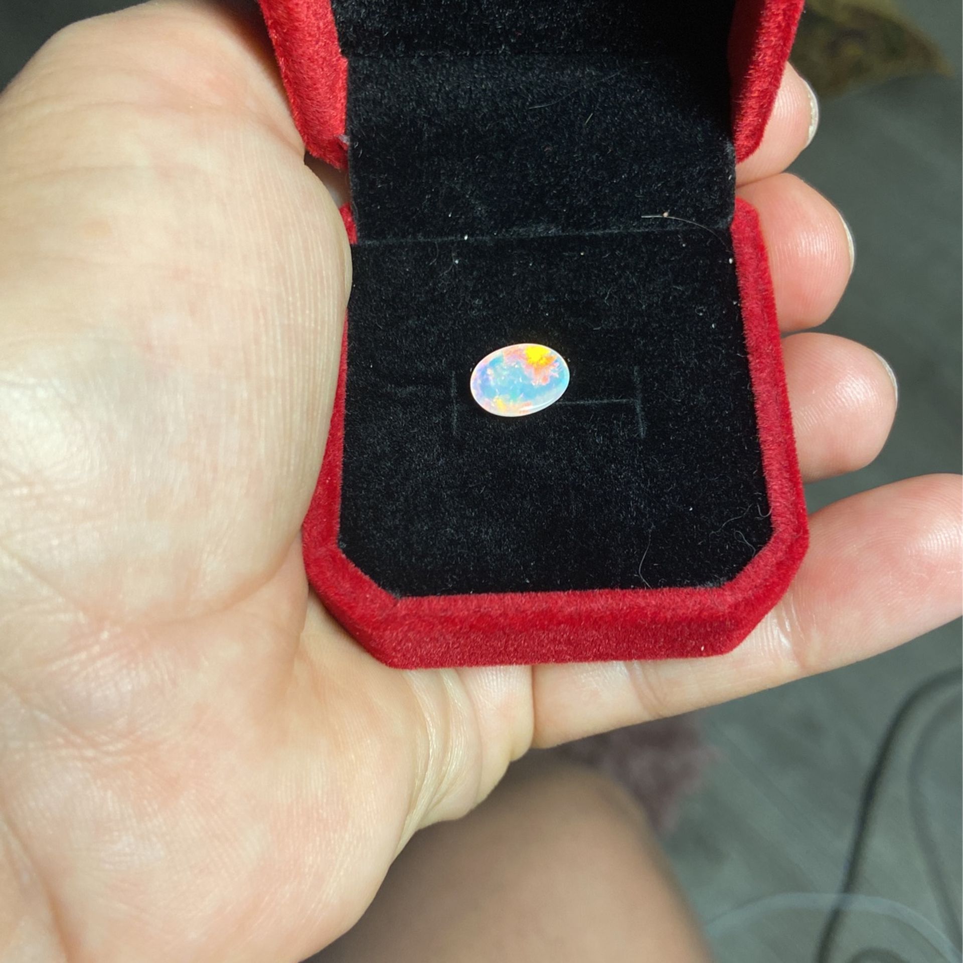 Crystal Opal, Cabochon, Gorgeous Flash