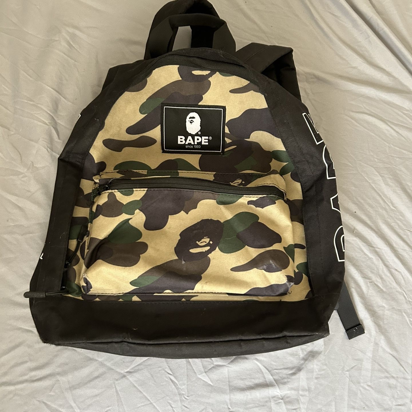 bape backpack brown