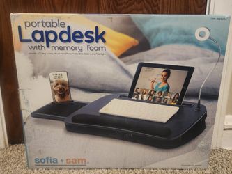Portable Lapdesk With Memory Foam