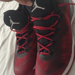 Nike Air Jordan Ln3 basketball Black/Red Men shoes Sz 13 US