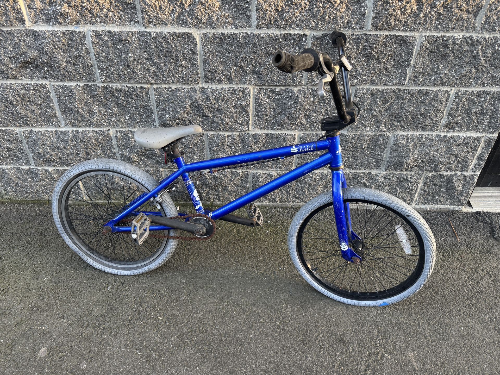 Blue Haro Leucadia BMX bike