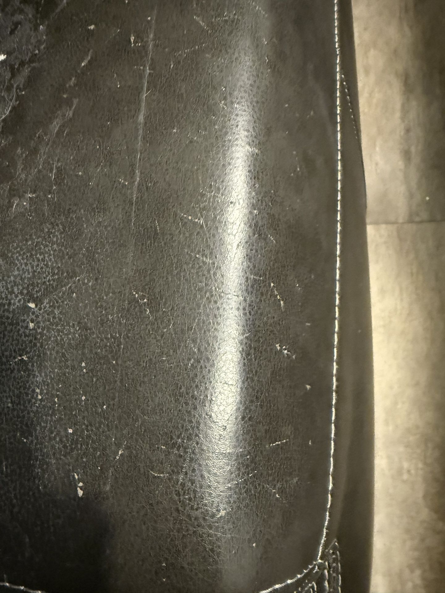 Leather Power Recliner Sectional - Grey