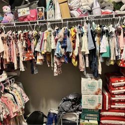 Girl Toddler Clothes Over 200 Pieces, 2T