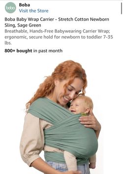 boba baby wrap carrier