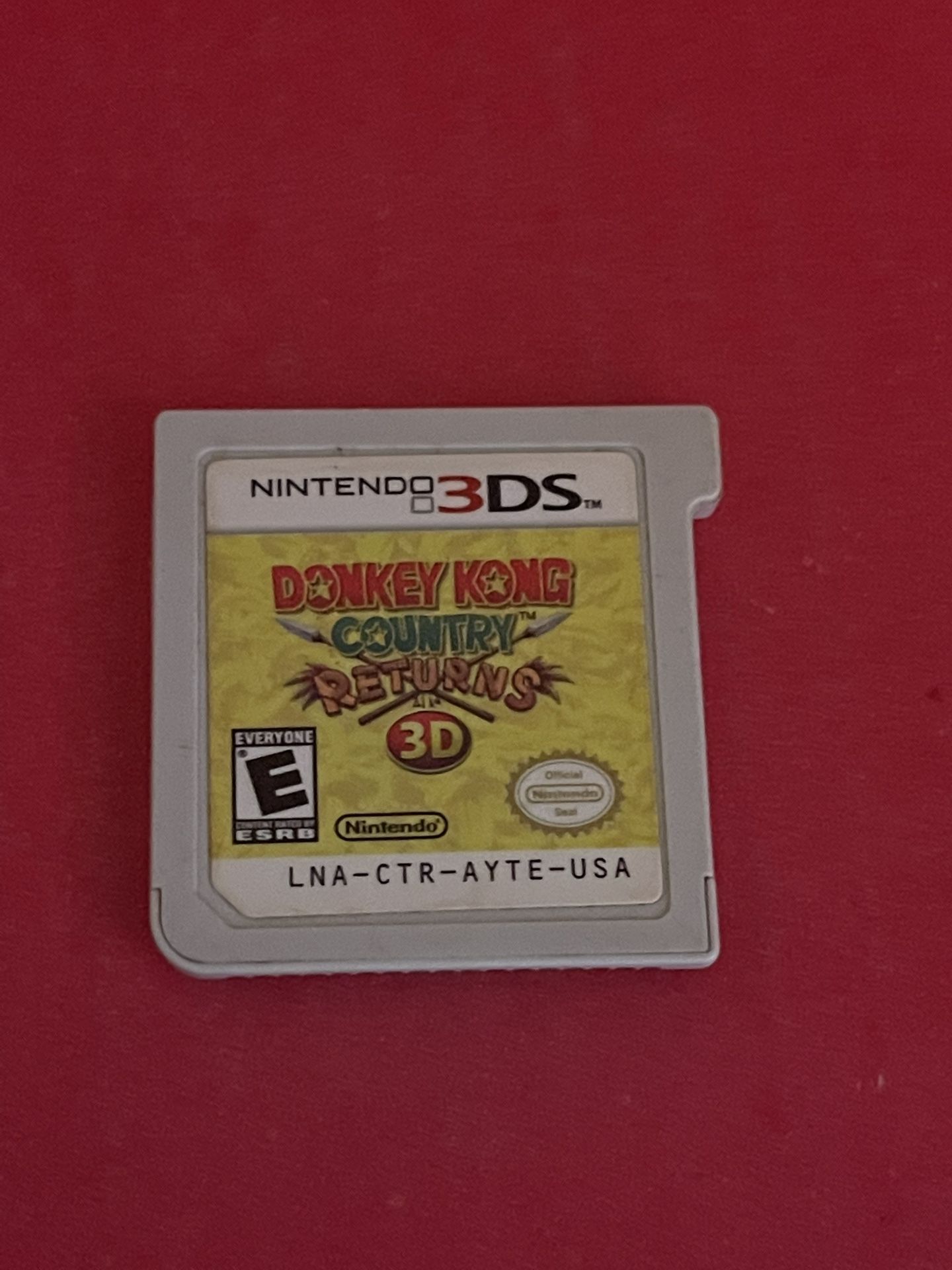 Donkey Kong Country Returns 3D (Nintendo 3DS) Cartridge Only