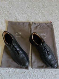 Adidas adiPURE Black Leather Shoes