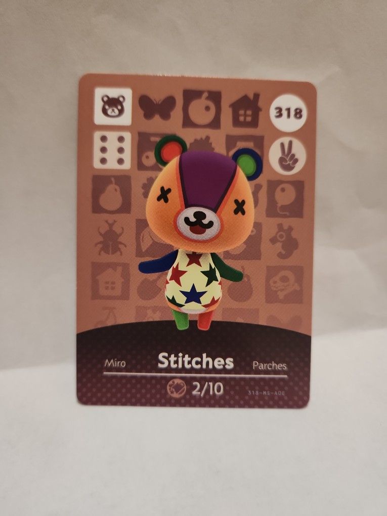 Animal Crossing Amiibo Card Stitches #318