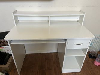White Computer Desk