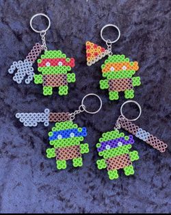 Ninja Turtle Keychains