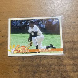 2020 TOPPS WILLIE MAYS 2 CARD LOT 