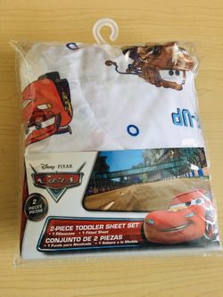 Cars beddings only - New toddler