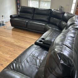 Leather Sectional