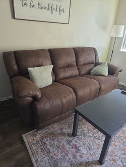 Brown Recliner Couch