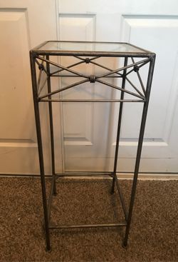 Metal nightstand