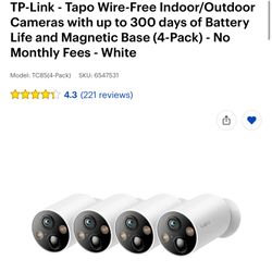 Tp-link Tapo camera 