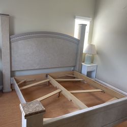 King Bed frame And Mattress 