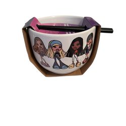 NEW BRATZ Ceramic How With Chopsticks 20oz