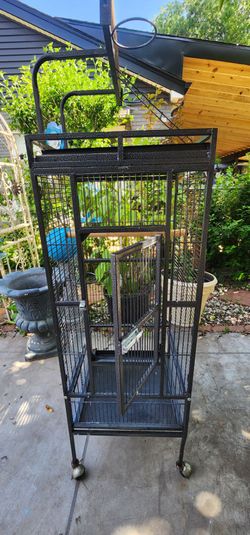 Metal bird cage, l have 2 similar.